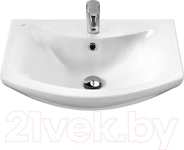 Изображение товара Тумба с умывальником Viant Милан Балтика 60 / VMIL60BA-T2ST + WH110246