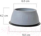 Изображение товара Комплект антивибрационных подставок Toco Противоскользящие (4шт)