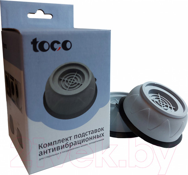 Изображение товара Комплект антивибрационных подставок Toco Противоскользящие (4шт)