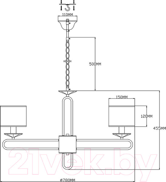 Изображение товара Люстра Moderli Celestia / V2632-8P