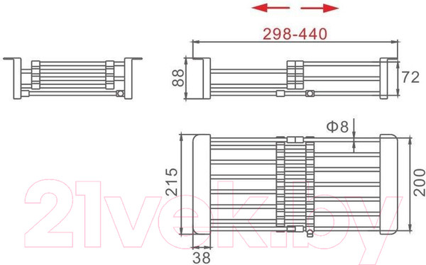 Изображение товара Коландер для мойки Gerhans К30300B