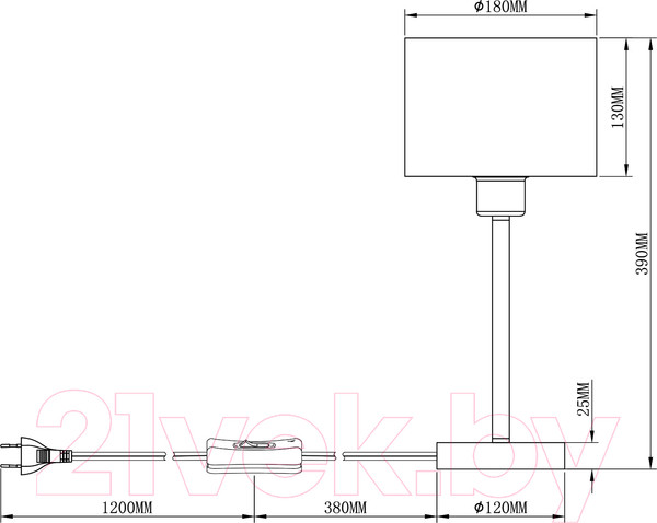 Изображение товара Прикроватная лампа Moderli Room / V2732-1T