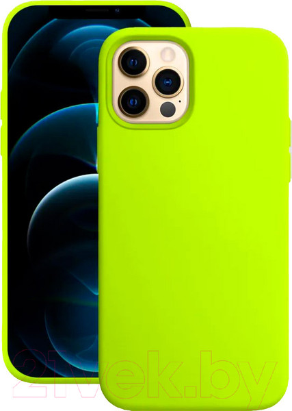 Изображение товара Чехол-накладка Case Matte Lux для iPhone 12 Pro (салатовый)