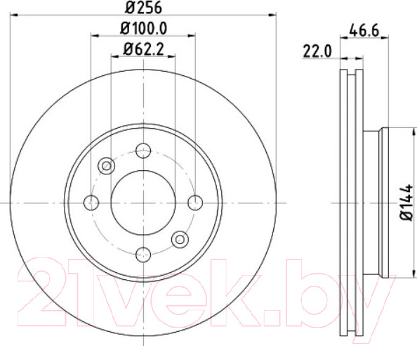 Изображение товара Тормозной диск Nisshinbo ND6004K