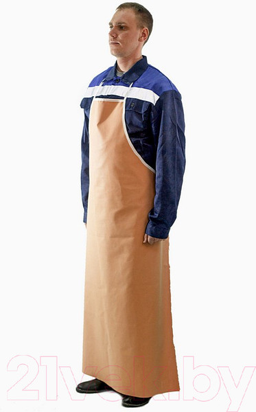 Изображение товара Фартук рабочий Урарту Прорезиненный медицинская клеенка (83x130см медицинская клеенка)