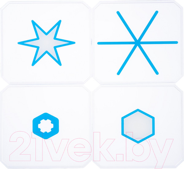 Изображение товара Игра-головоломка Bondibon Мои снежинки. Кружево / ВВ5078