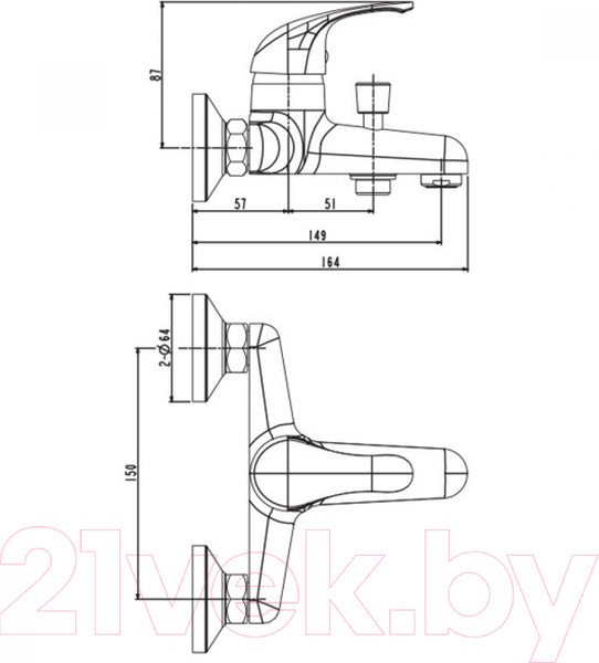 Изображение товара Смеситель Esko Riga RG 54