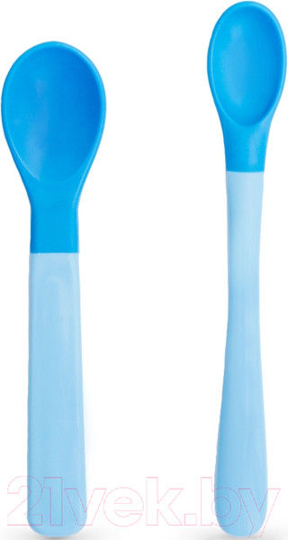 Изображение товара Набор столовых ложек для кормления Baboo 10-033 (2шт, голубой)