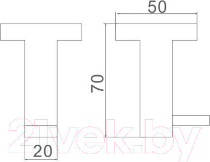 Изображение товара Крючок для ванной Ledeme L71705B-1