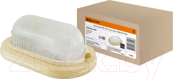 Изображение товара Светильник ЖКХ TDM НПБ1201 100Вт IP54 (сосна, овал)