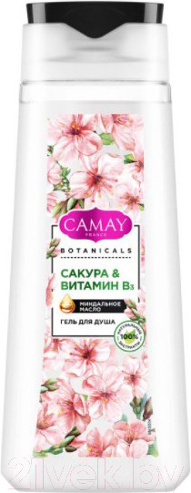 Изображение товара Гель для душа Camay Botanicals Японская сакура (250мл)