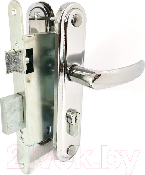 Изображение товара Замок врезной Омега ЗВ7.02 (хром)