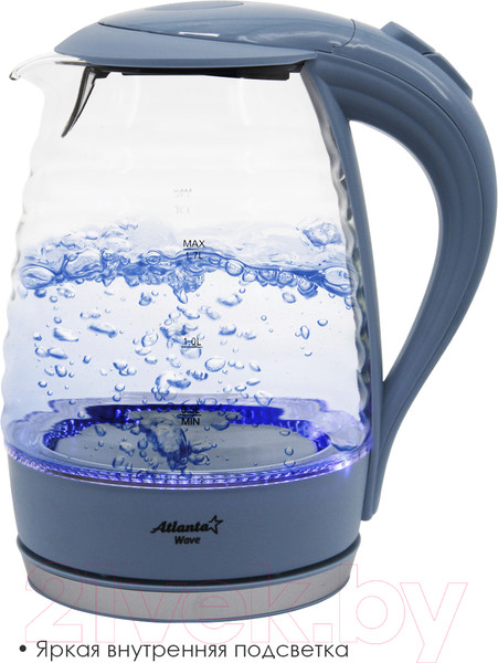 Изображение товара Электрочайник Atlanta ATH-2467 (голубой)