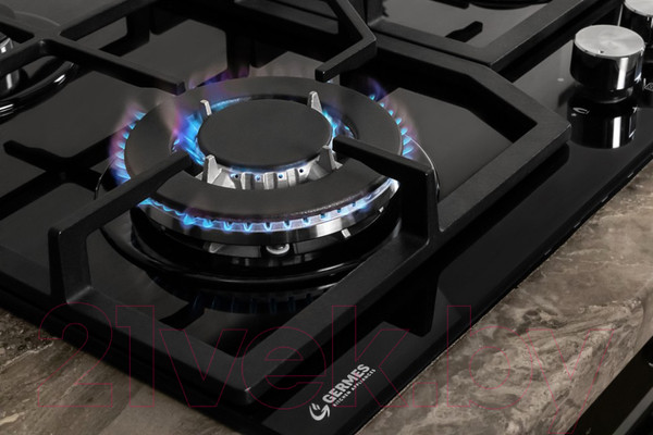 Изображение товара Газовая варочная панель Germes HBG-60BK-CX