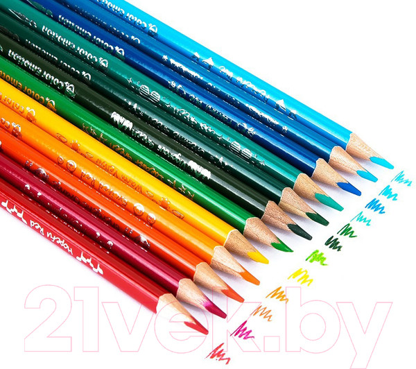 Изображение товара Набор акварельных карандашей Deli C00720 (24цв)