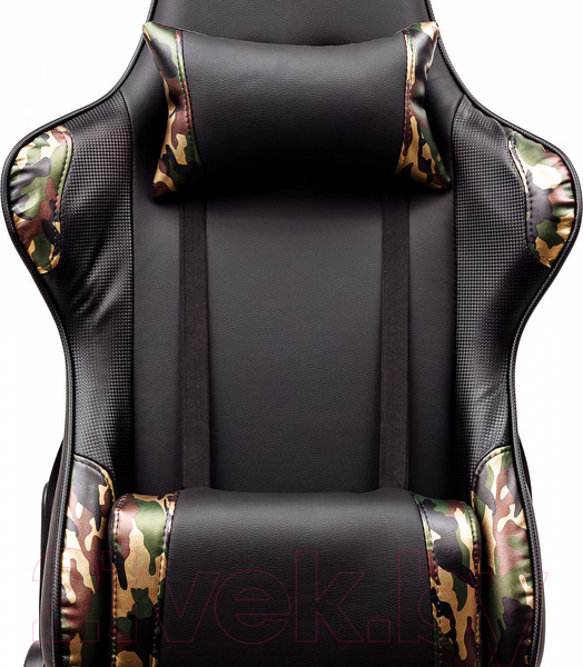 Изображение товара Кресло геймерское AksHome Military Eco (черный/камуфляж)