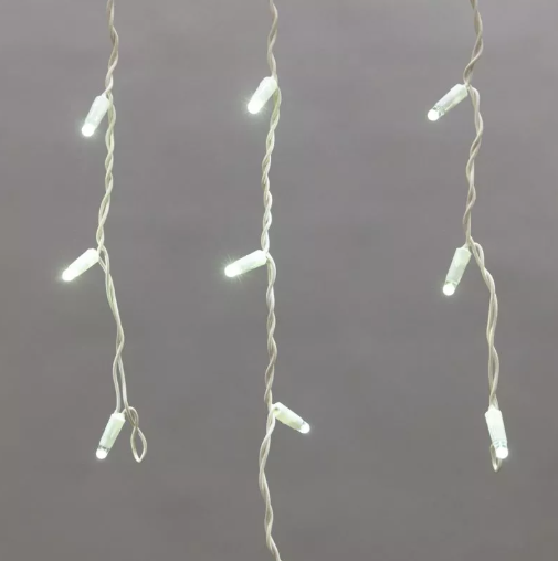 Изображение товара Светодиодная бахрома Neon-Night Айсикл 255-034 (2.4x0.6м, белый)