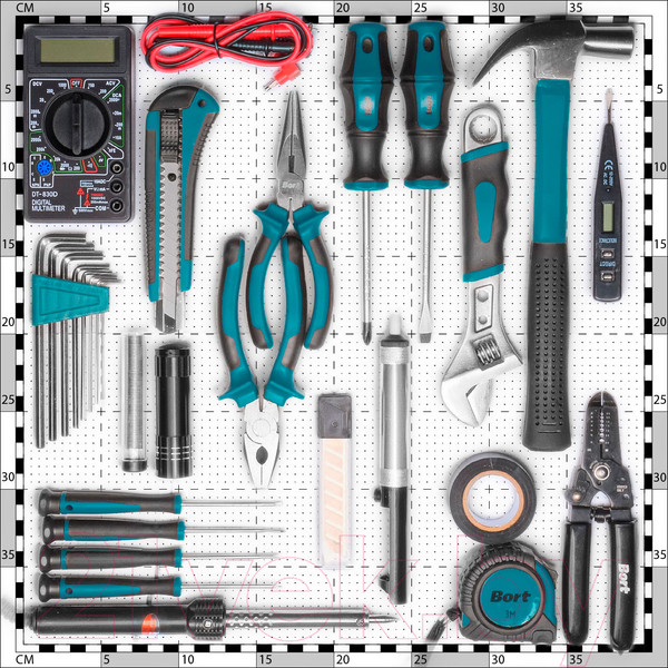 Изображение товара Универсальный набор инструментов Bort BTK-30e (93412529)