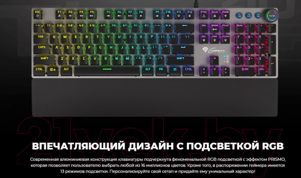 Изображение товара Клавиатура GENESIS Thor 401 RGB / NKG-1724 (нет кириллицы)