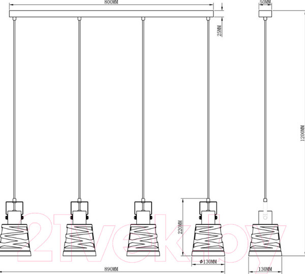 Изображение товара Люстра Moderli Ekaterina / V3021-4P
