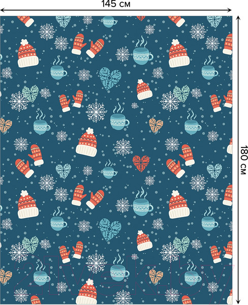 Изображение товара Скатерть JoyArty Утеплиться зимой / tc_185488 (180x145)