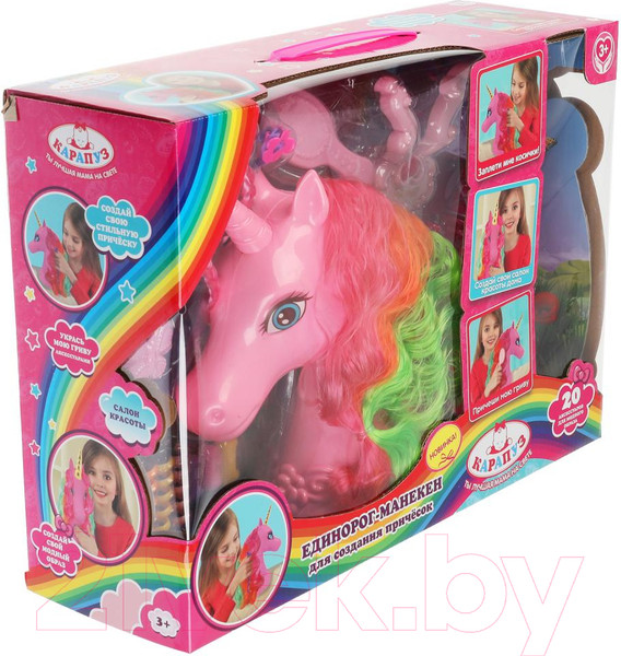 Изображение товара Игрушечный манекен стилиста Карапуз Единорог / FY624708-RU
