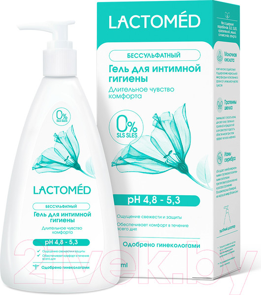 Изображение товара Гель для интимной гигиены Lactomed Длительное чувство комфорта (200мл)