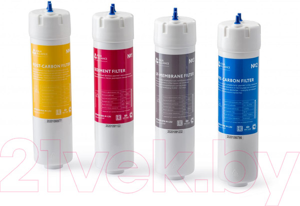 Изображение товара Комплект картриджей для фильтра AEL С UF мембраной (U-тип, 12 дюймов)