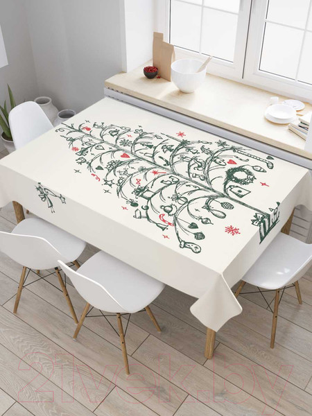 Изображение товара Скатерть JoyArty Елка с подарками / tc_19390 (180x145)
