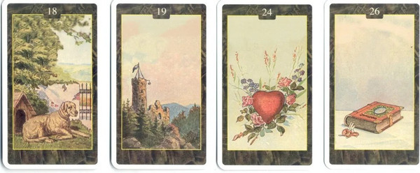 Изображение товара Гадальные карты Lo Scarabeo Giordano Berti Lenormand Oracle Cards / EX73
