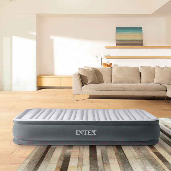 Изображение товара Надувная кровать Intex Twin Dura-Beam Comfort-Plush 67766NP (33x99x191)