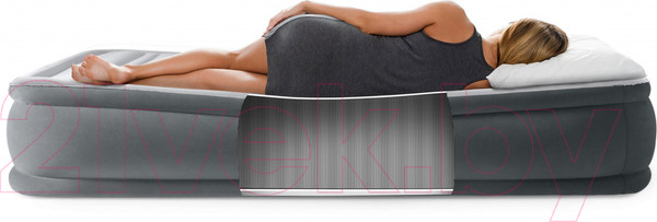 Изображение товара Надувная кровать Intex Twin Dura-Beam Comfort-Plush 67766NP (33x99x191)