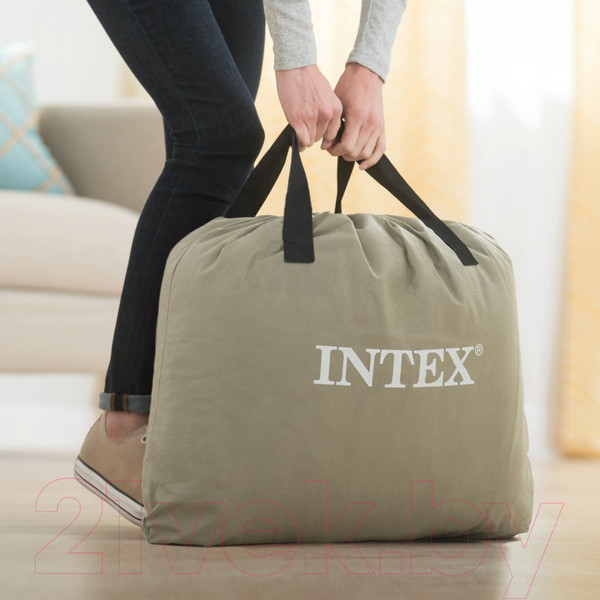 Изображение товара Надувная кровать Intex Twin Dura-Beam Comfort-Plush 67766NP (33x99x191)