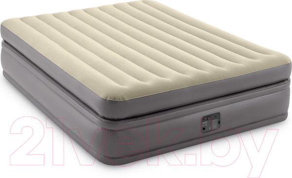 Изображение товара Надувная кровать Intex Queen Comfort Elevated 64164ND (152x203x51, встроенный электронный насос)