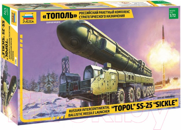 Изображение товара Сборная модель Звезда Российский РКСН Тополь / 5003