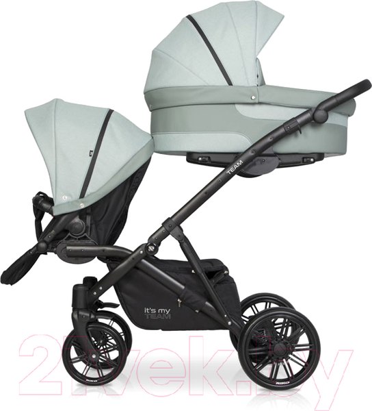 Изображение товара Детская универсальная коляска Riko Team 2 в 1 2020 (03/Basil)