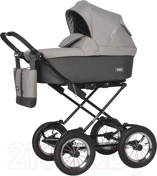 Изображение товара Детская универсальная коляска Riko Basic Bella Classic 2 в 1 (01/серый/графит)