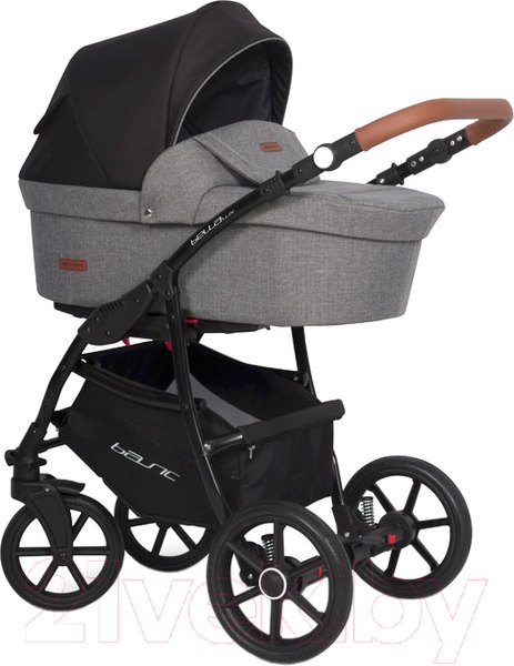Изображение товара Детская универсальная коляска Riko Basic Bella Lux 2 в 1 (01/темно-серый)