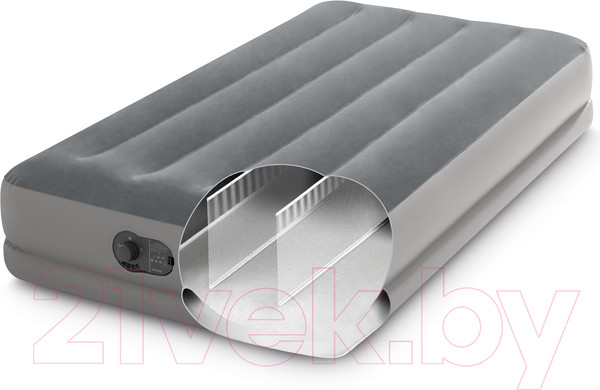 Изображение товара Надувная кровать Intex Twin Dura-Beam Prestige Airbed W 64112 (191x99x30, насос)
