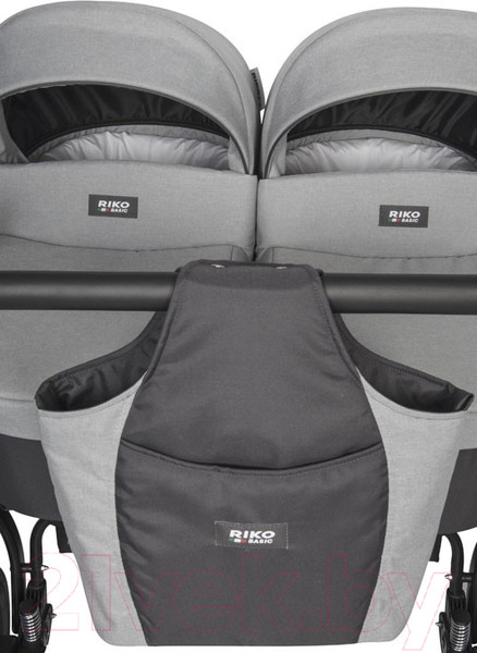Изображение товара Детская универсальная коляска Riko Basic Saxo 2 в 1 (02/серый/черный)