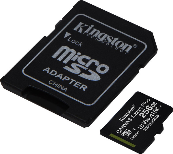 Изображение товара Карта памяти Kingston MicroSDXC Canvas Select Plus (SDCS2/256GB)