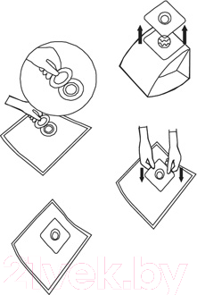 Изображение товара Комплект пылесборников для пылесоса Filtero Экстра UNS 01 (3шт)