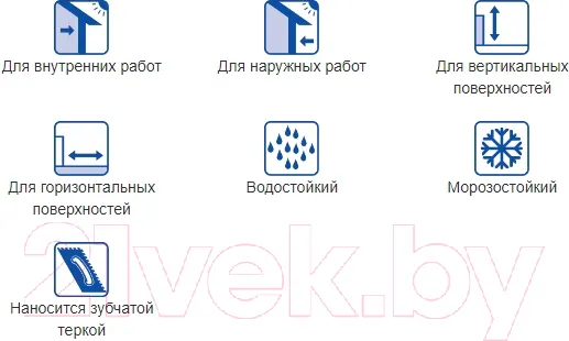 Изображение товара Клей для плитки Тайфун Люкс Плюс (25кг, белый)