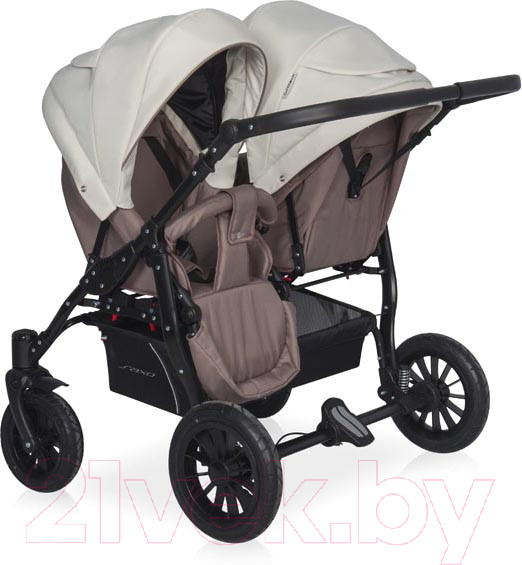 Изображение товара Детская универсальная коляска Riko Basic Saxo 2 в 1 (03/бежевый/коричневый)
