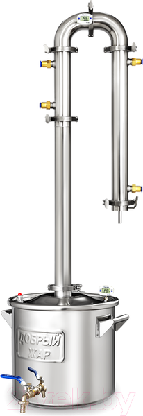 Изображение товара Дистиллятор бытовой ДОБРЫЙ ЖАР Абсолют (20л, 7 трубок)