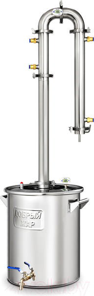 Изображение товара Дистиллятор бытовой ДОБРЫЙ ЖАР Абсолют (40л, 7 трубок)