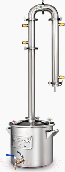 Изображение товара Дистиллятор бытовой ДОБРЫЙ ЖАР Абсолют (40л, 7 трубок)