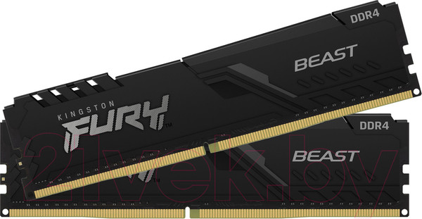 Изображение товара Оперативная память DDR4 Kingston KF436C18BBK2/64