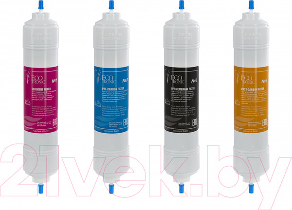 Изображение товара Комплект картриджей для фильтра AEL c UF мембраной (U-тип, 14 дюймов)