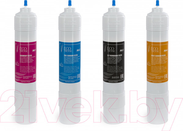 Изображение товара Комплект картриджей для фильтра AEL c UF мембраной (U-тип, 14 дюймов)